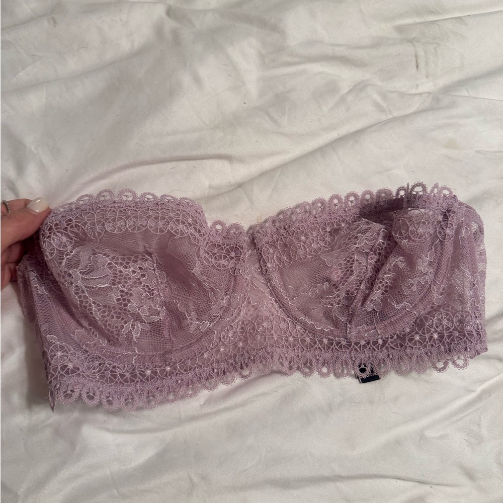 Victoria's Secret Lace Bandeau in Soft Purple